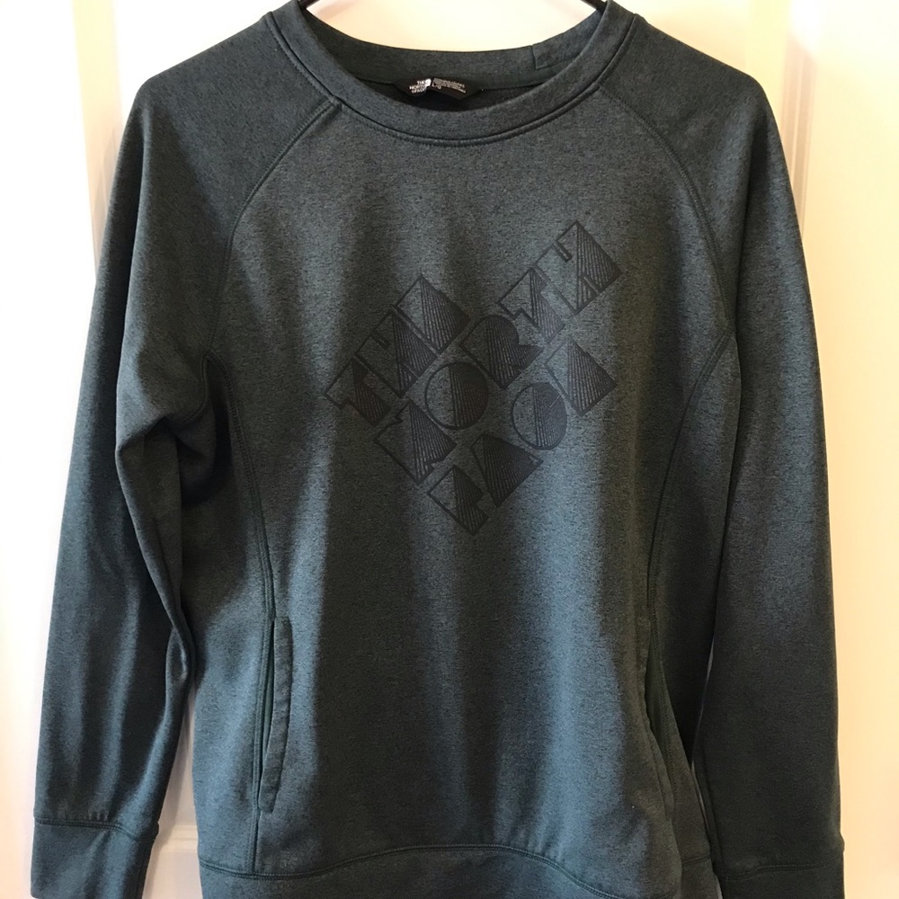 Green North Face Women’s Sweatshirt